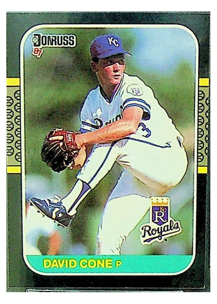 1987 Donruss David Cone #502 card