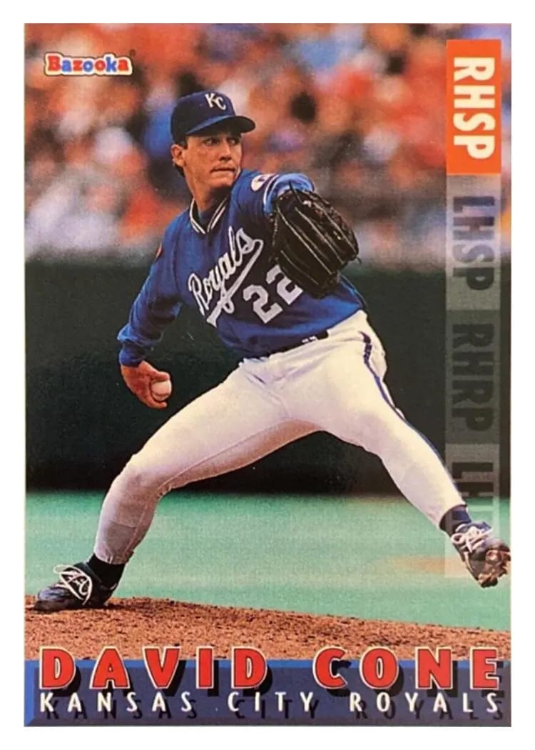 1995 Bazooka David Cone #57 card