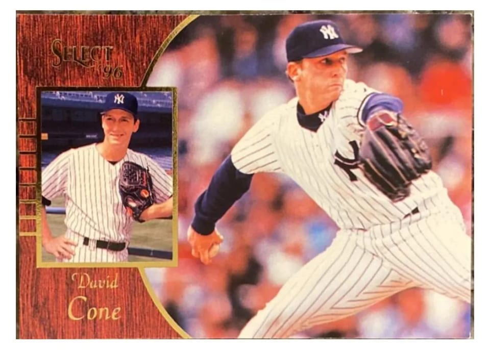 1996 Select David Cone #66 card