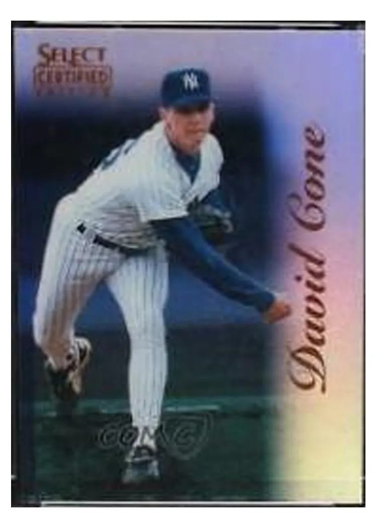 1996 Select Certified David Cone #64 card