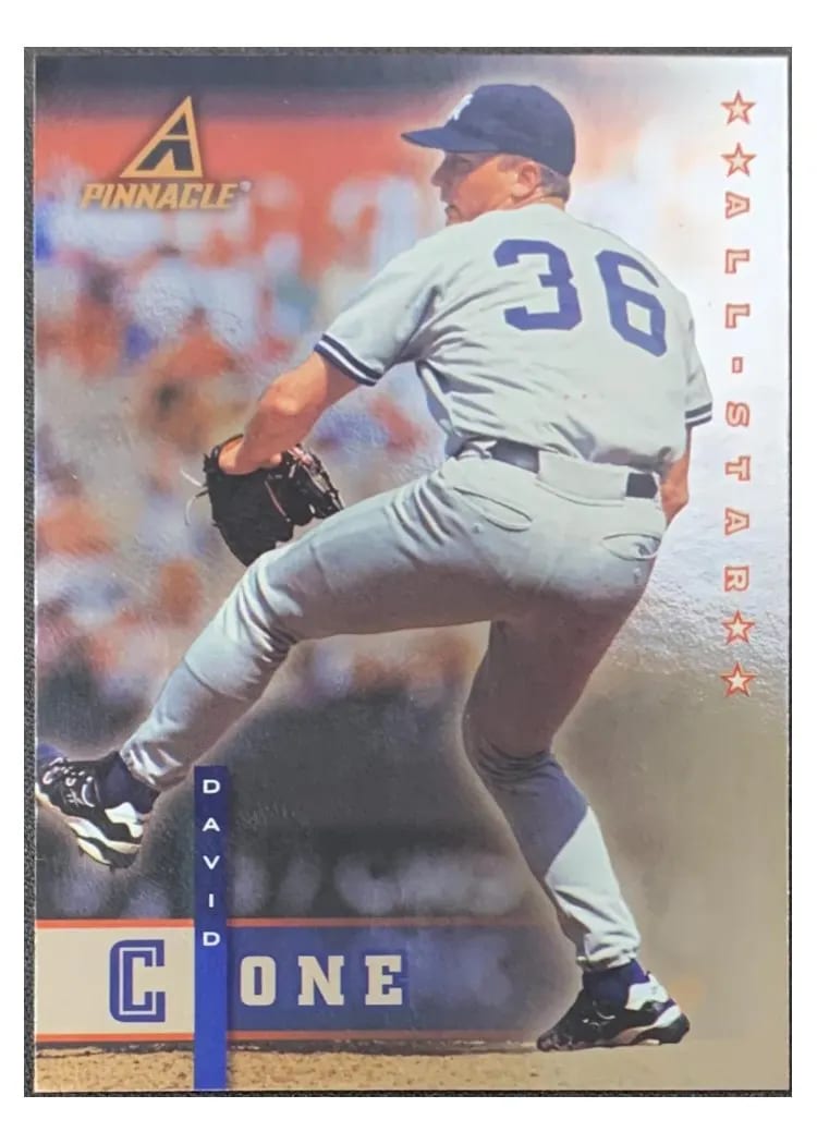 1998 Pinnacle Plus David Cone #7 card