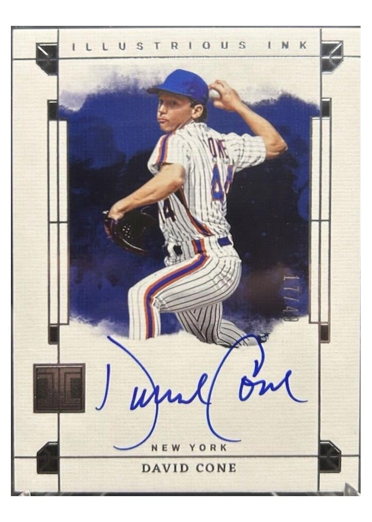 2024 Panini Impeccable Illustrious Ink David Cone #II-DC card
