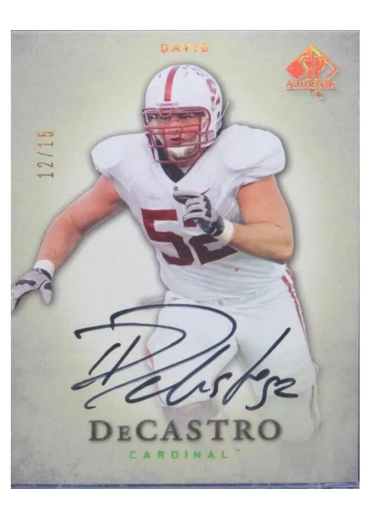 2012 SP Authentic David DeCastro #22 card