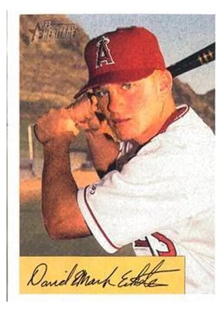 2002 Bowman Heritage David Eckstein #90 card