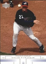 2002 Upper Deck Base Set David Eckstein #57 card