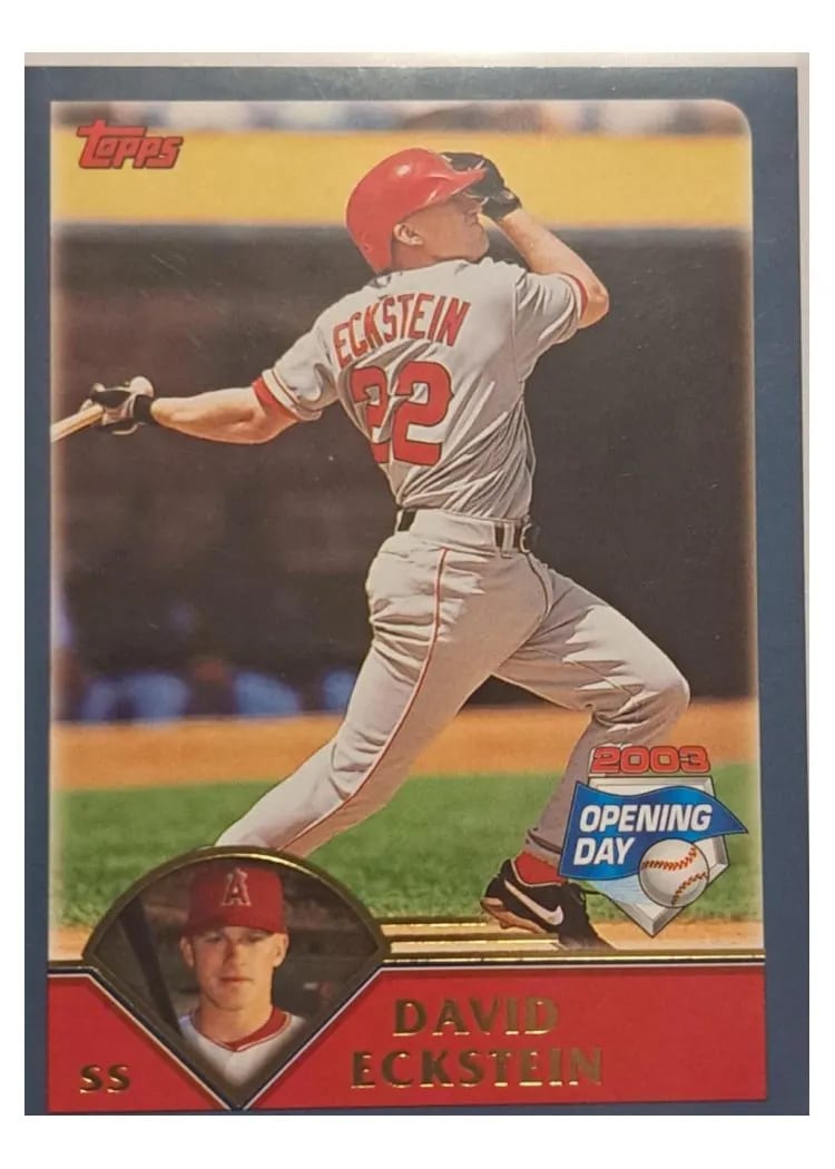 2003 Topps Opening Day David Eckstein #96 card