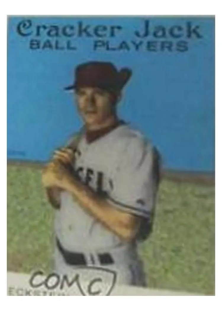 2004 Topps Cracker Jack David Eckstein Mini Blue #46 card