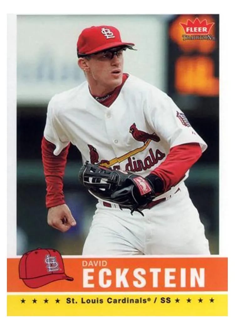 2006 Fleer Tradition David Eckstein #52 card