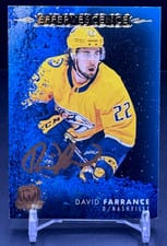 2021 Upper Deck The Cup Effervescence Autographs David Farrance #EF-DF card