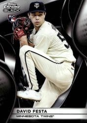 2025 Topps Chrome Black Base Set David Festa #121 card