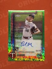 2025 Topps Chrome Logofractor Edition Rookie Autographs David Festa #RA-DF card