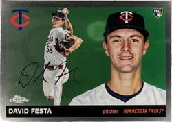 2025 Topps Chrome Platinum Base Set David Festa #369 card