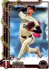 2025 Topps Holiday Base Set David Festa #H78 card