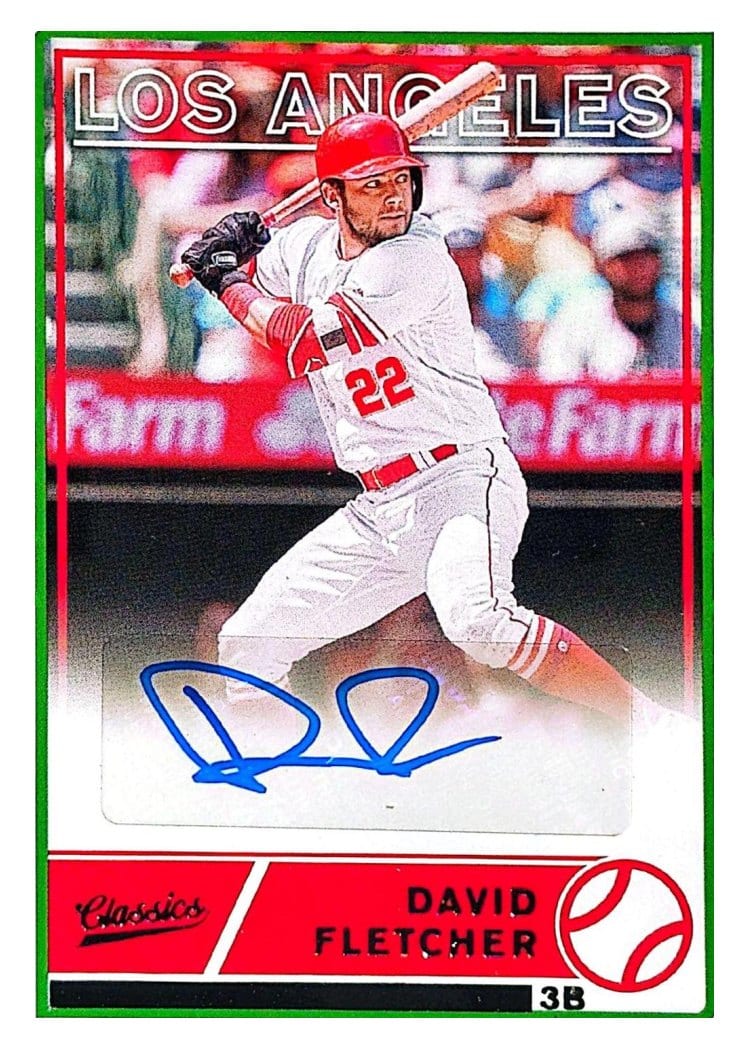 2020 Panini Chronicles Classics Autographs David Fletcher #CA-DF card