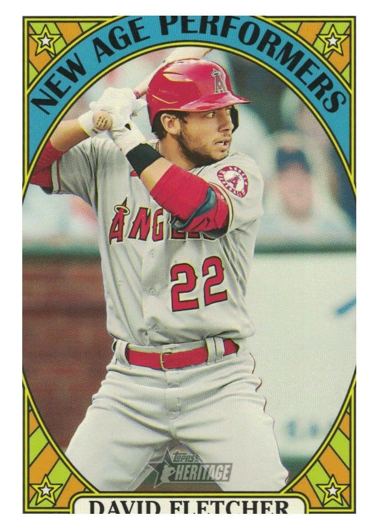 2021 Topps Heritage New Age Performers David Fletcher #NAP-2 card