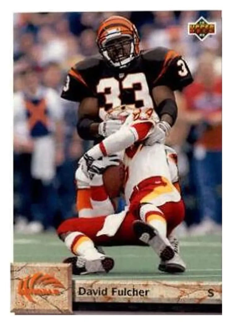 1992 Upper Deck David Fulcher #56 card