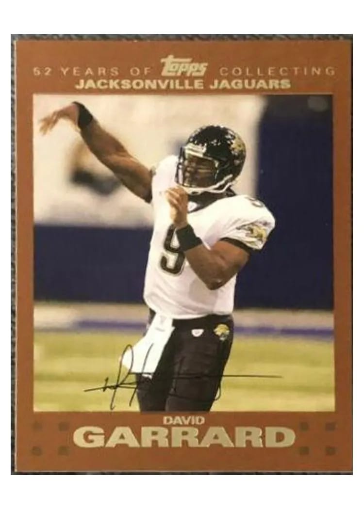 2007 Topps David Garrard Copper #22 card