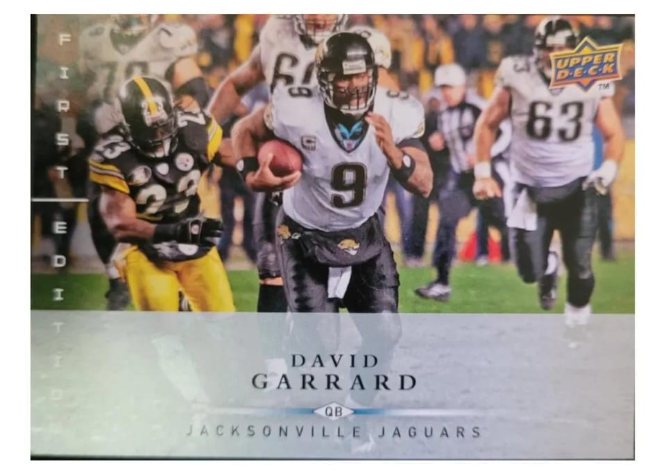 2008 Upper Deck First Edition David Garrard #69 card
