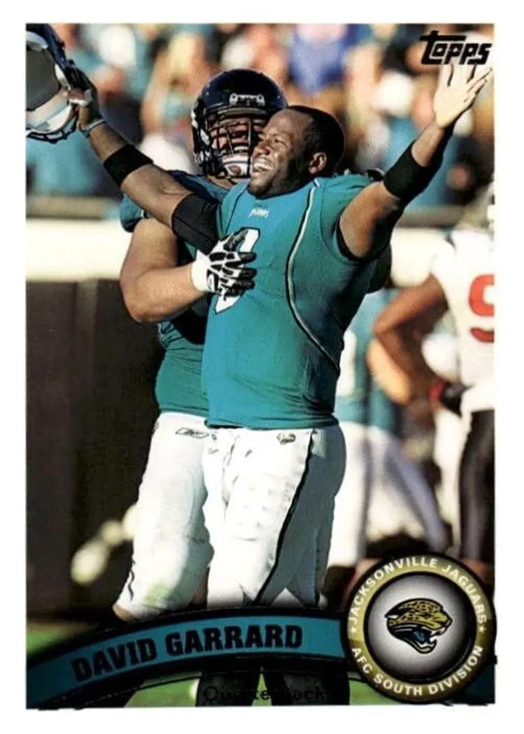 2011 Topps David Garrard #88 card