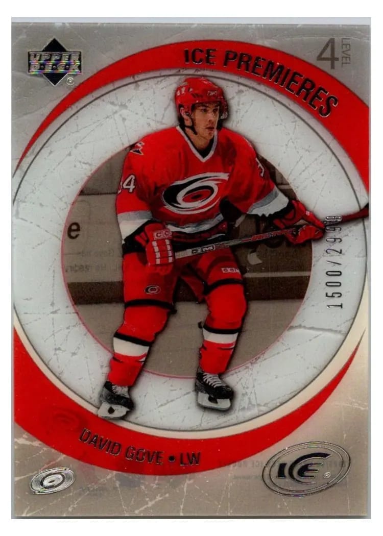 2005 Upper Deck Ice David Gove #267 card