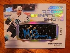 2023-24 Upper Deck Engrained Rookie Signature Shots Carbon Fiber David Gust #RSS-GD card