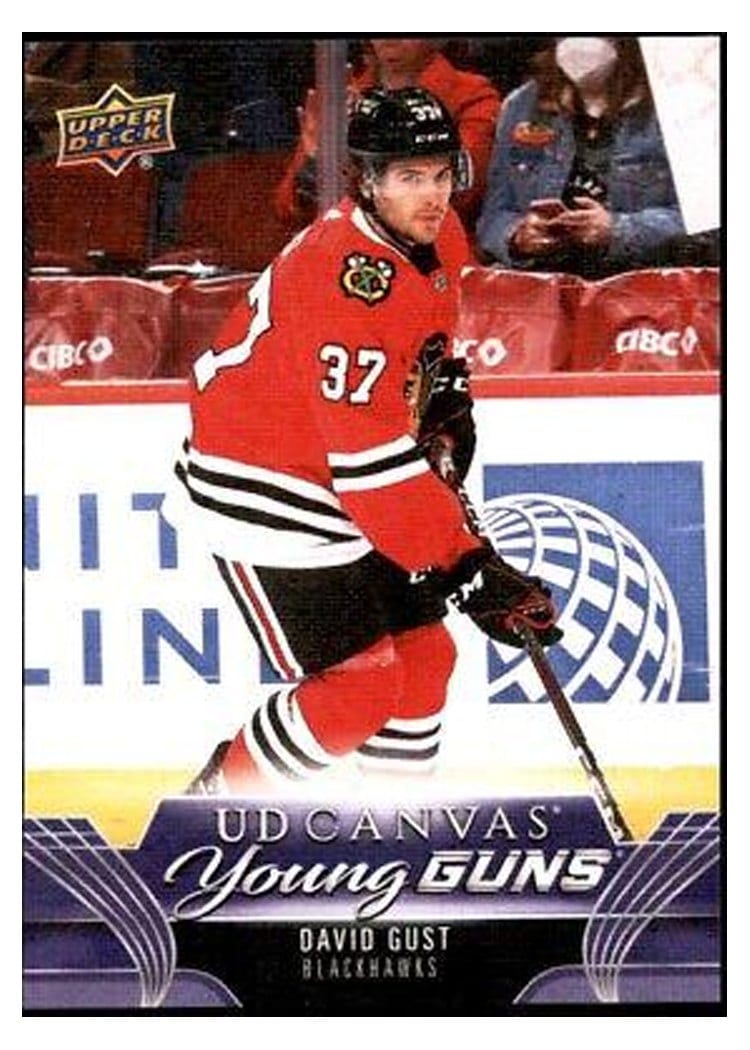 2023-24 Upper Deck UD Canvas David Gust #C104 card