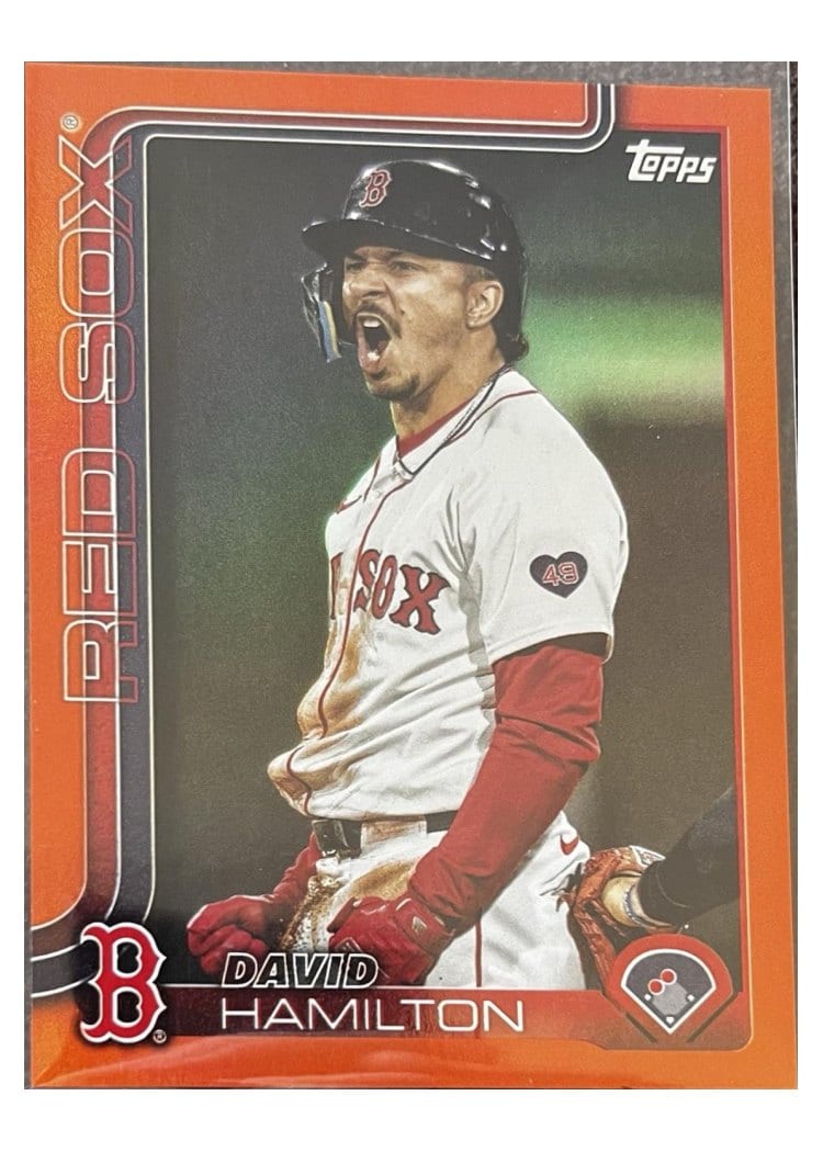 2025 Topps Base Set David Hamilton Orange Foil #199