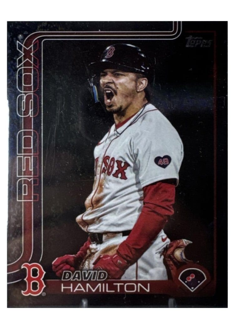 2025 Topps Base Set David Hamilton Black Rainbow #199