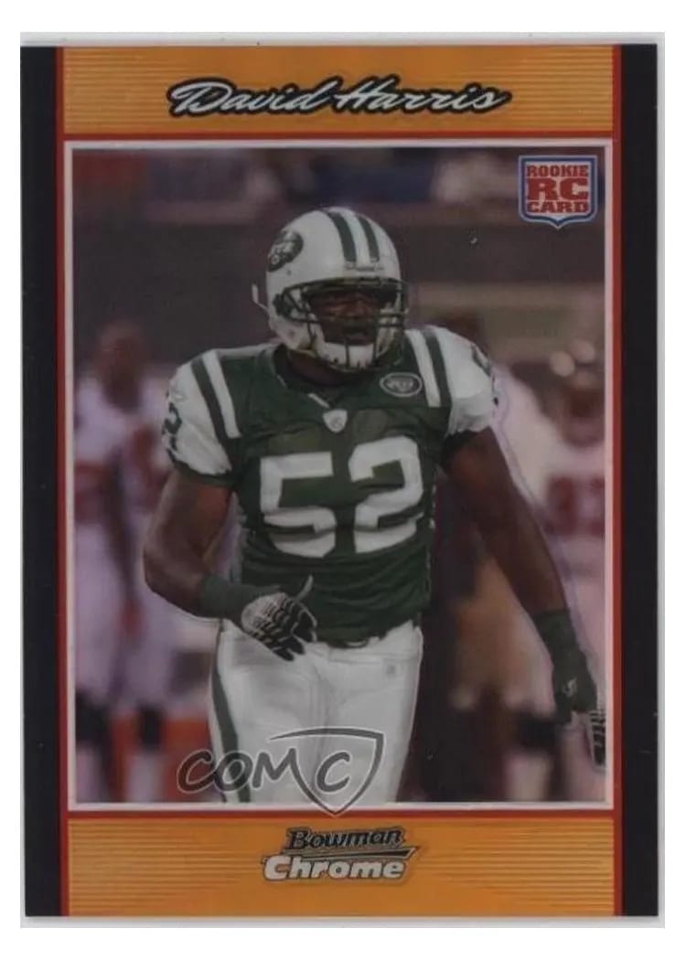 2007 Bowman Chrome David Harris #BC31 card
