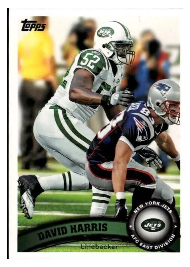 2011 Topps David Harris #34 card