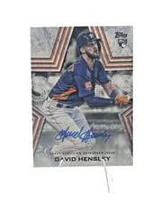 2023 Topps Baseball Stars Autographs (Series 1) David Hensley #BSA-HEN card
