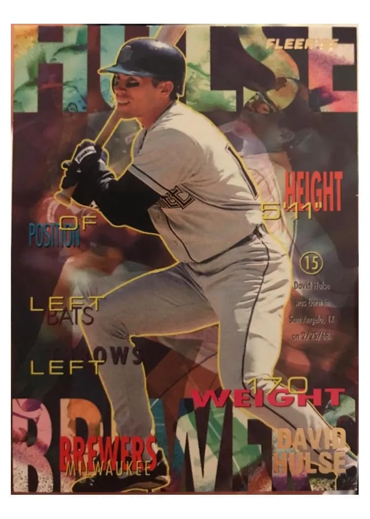 1995 Fleer Update David Hulse #U-51 card