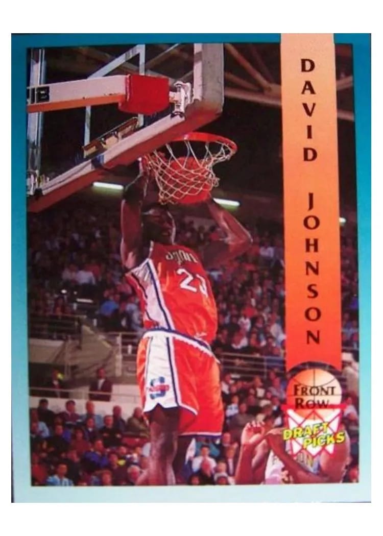 1992 Classic Draft Picks David Johnson #33 card