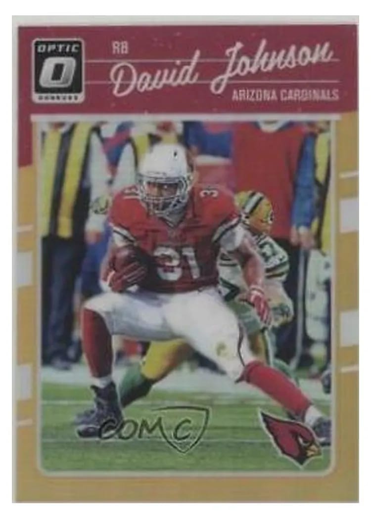 2016 Donruss Optic Base Set David Johnson #3 card