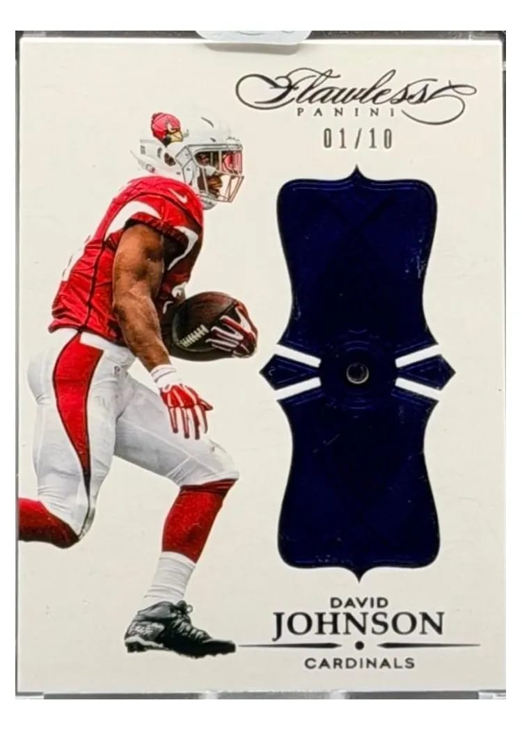 2016 Panini Flawless David Johnson #2 card