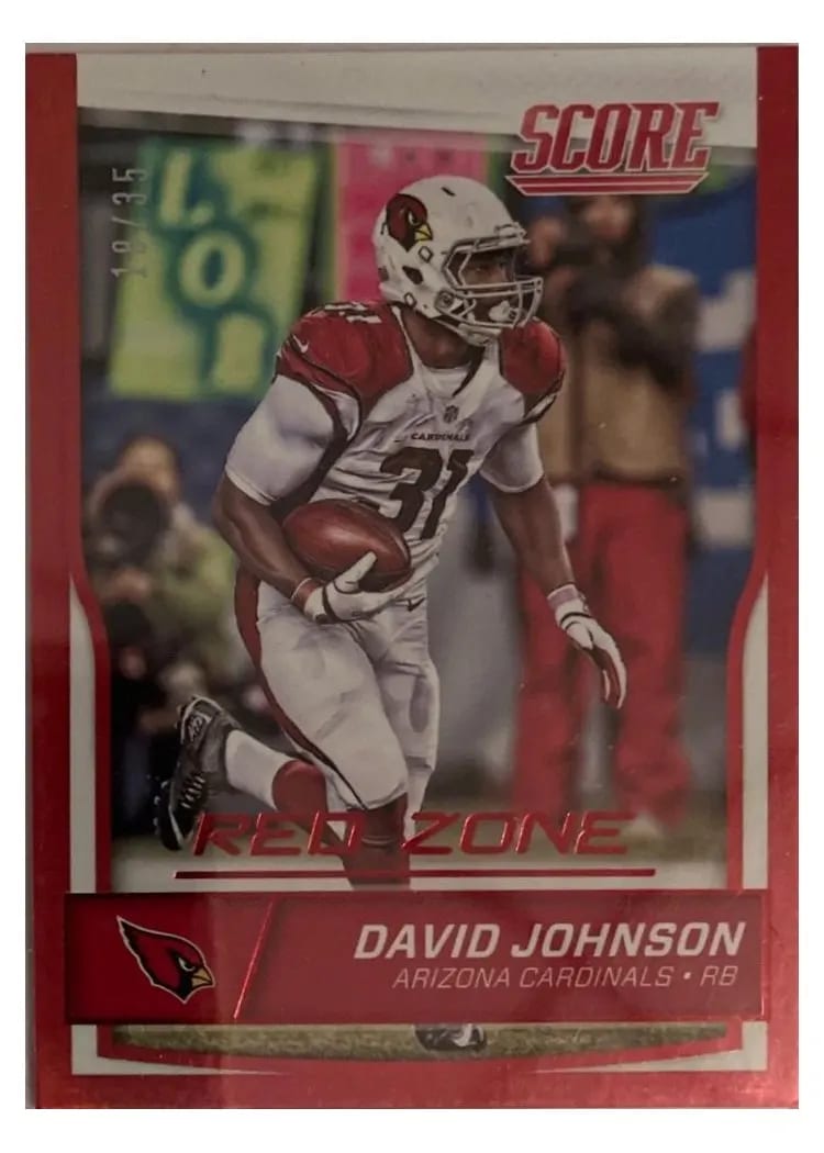 2016 Score Base Set David Johnson #3 card