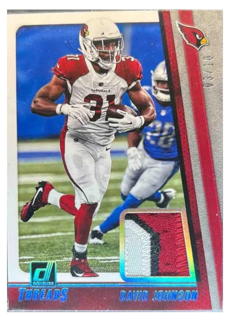 2018 Donruss Threads David Johnson Prime card