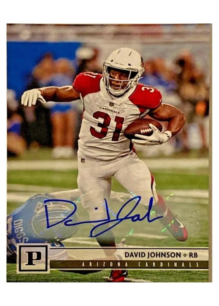 2018 Panini David Johnson Autograph #1 card