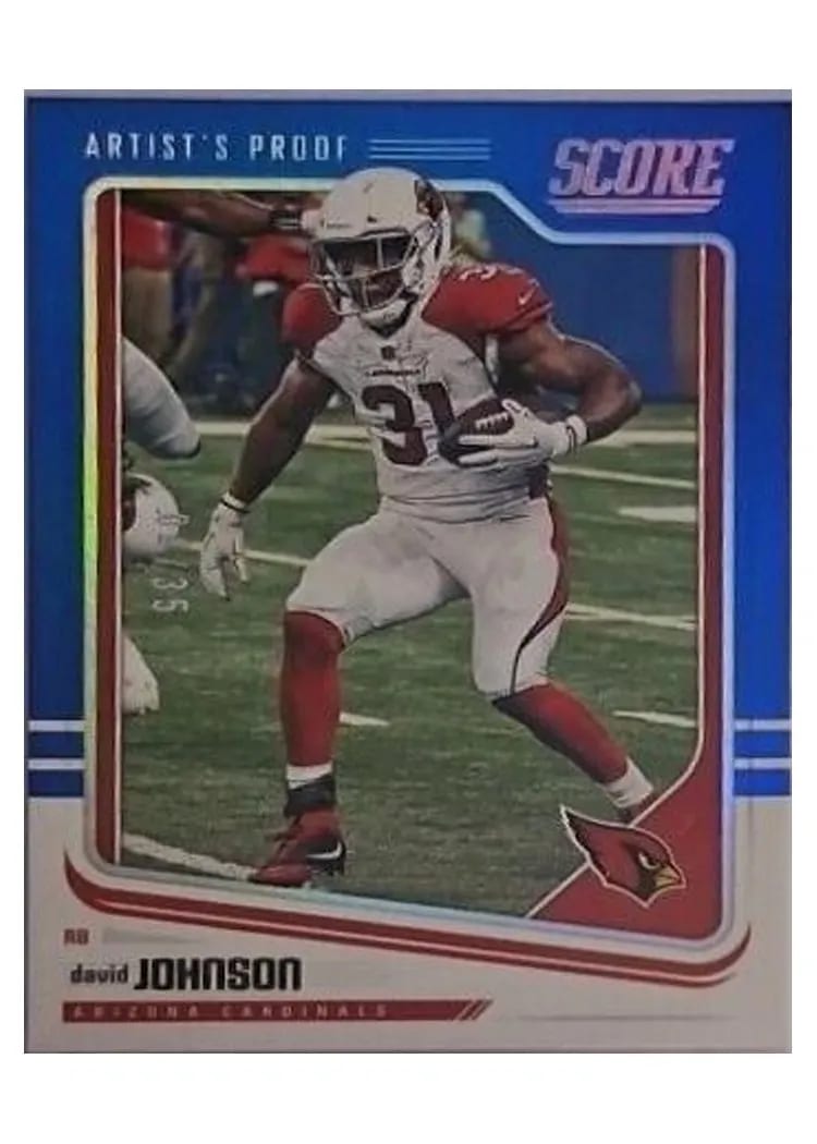2018 Score Base Set David Johnson #2 card