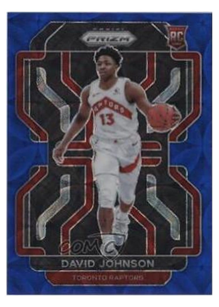 2021-22 Panini Prizm Base Set David Johnson Blue Choice Prizm #278