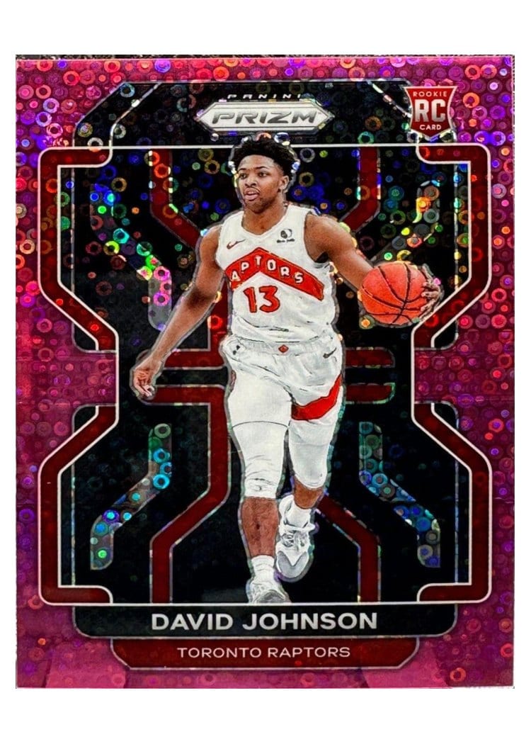 2021-22 Panini Prizm Base Set David Johnson Fast Break Pink Prizm #278 card