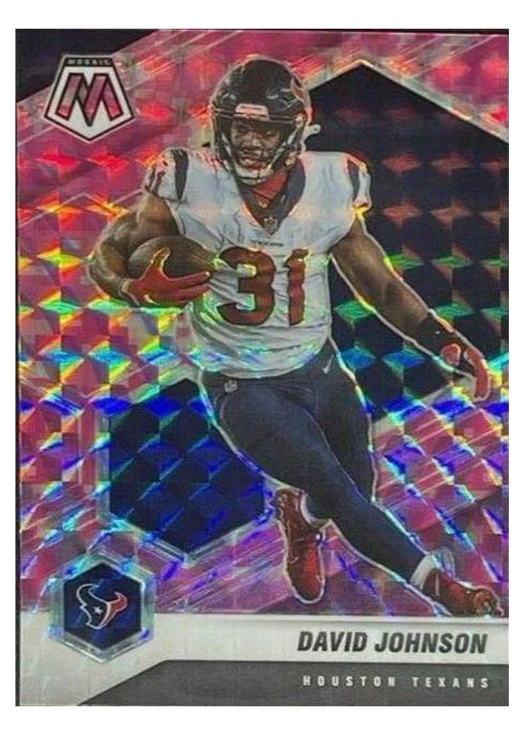 2021 Panini Mosaic Base Set David Johnson #88 card
