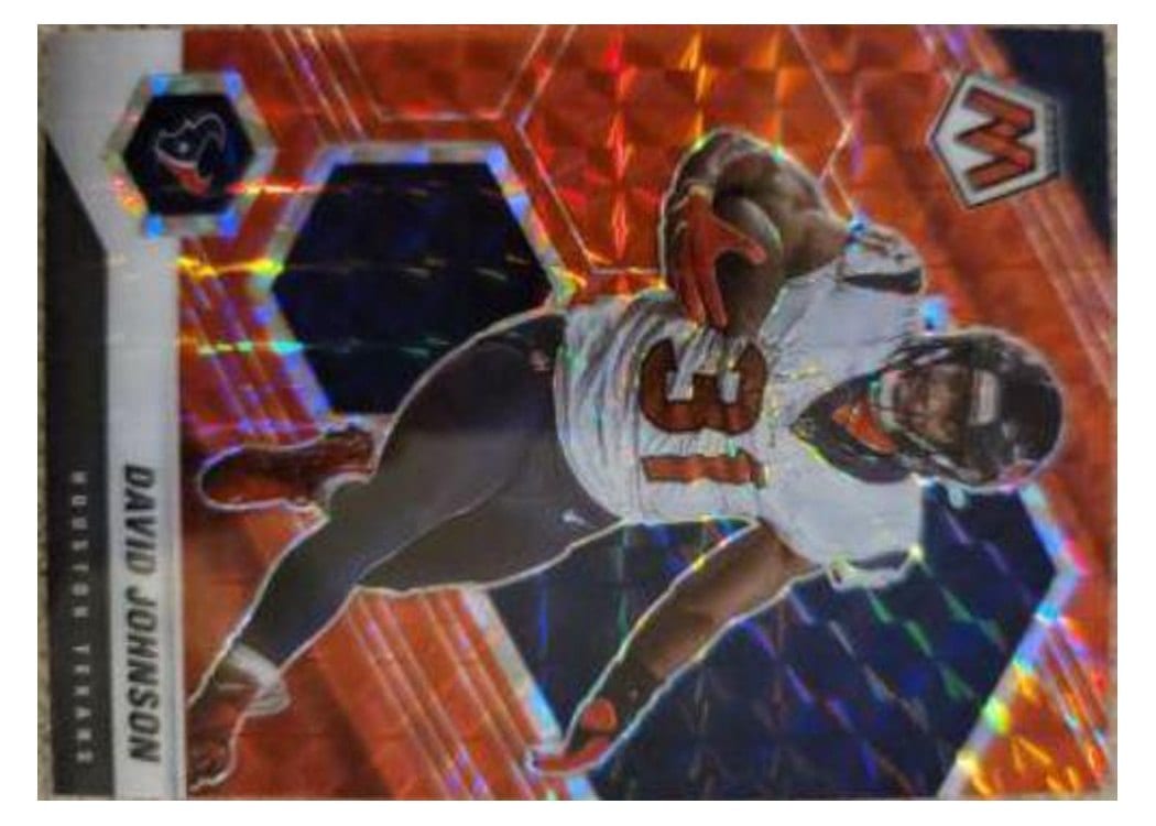 2021 Panini Mosaic Base Set David Johnson Red Mosaic #88 card