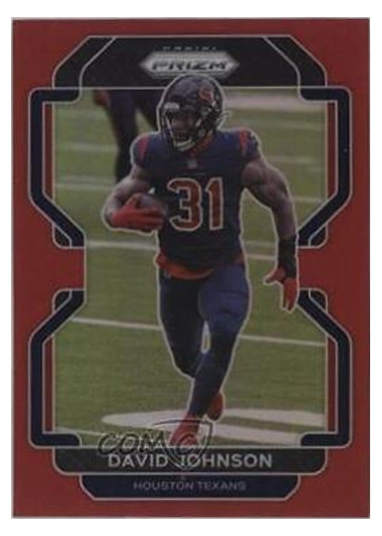2021 Panini Prizm Base Set David Johnson #37 card