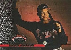 1993 Stadium Club Base Set David Justice #660 card