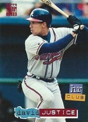 1994 Stadium Club Base Set David Justice #263 card