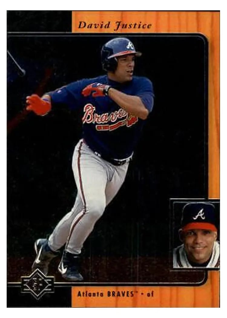 1996 SP David Justice #28 card