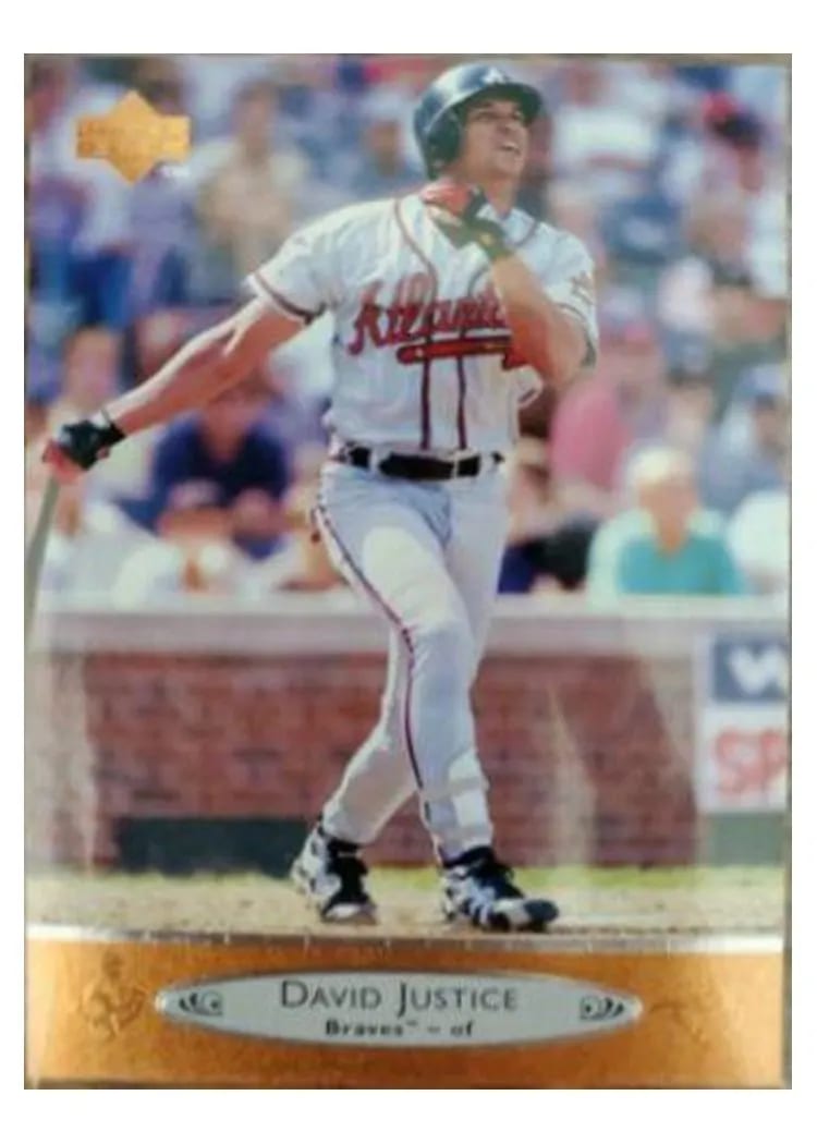 1996 Upper Deck David Justice #4 card