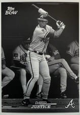 2024 Topps Black & White Base Set David Justice #20 card