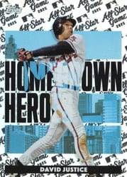 2025 Topps All Star Game Homegrown Heroes David Justice #HH-11 card